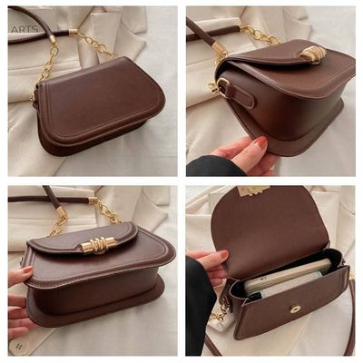 Solid party casual shoulder bag_img_8