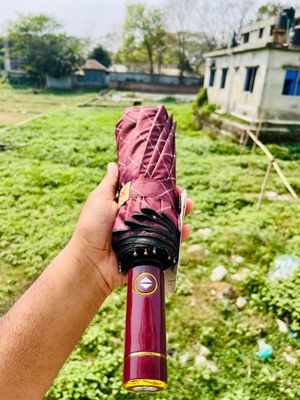 Auto Close Umbrella with LED Flashlight_img_3