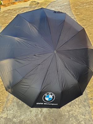 BMW Motorsport Umbrella 12 Ribs Windproof Automatic Open Extra Large_img_4