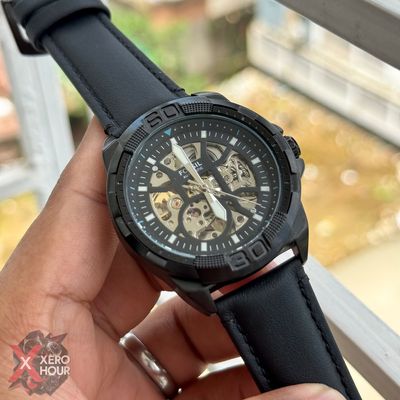 Fossil Skeleton | SS body Mattel black | Automatic Movement | Small Dial_img_0