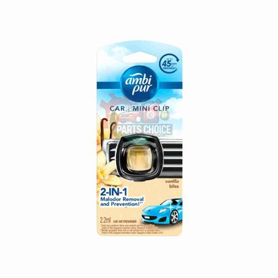 AMBI PUR CAR MINI CLIP VANILLA BLISS CAR AIR FRESHENER 2.2ML_img_0