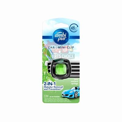 AMBI PUR CAR MINI CLIP NEW ZEALAND SPRINGS CAR AIR FRESHENER 2.2ML_img_0