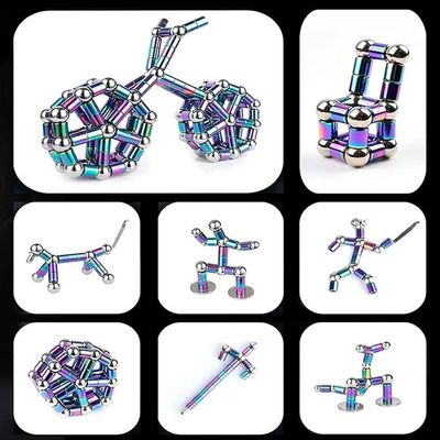 HKDGYHON Toy Pen, Decompression Magnetic Metal Pen, Multifunction Writing Magnet Ballpoint Pen, Gift for Kids or Friends (Colorful)_img_0