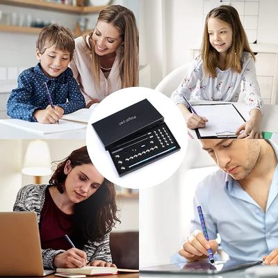 HKDGYHON Toy Pen, Decompression Magnetic Metal Pen, Multifunction Writing Magnet Ballpoint Pen, Gift for Kids or Friends (Colorful)_img_1