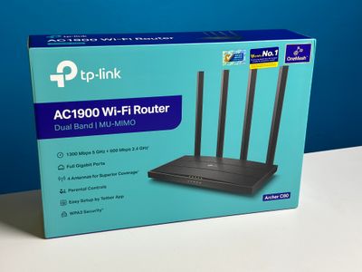 TP-Link Archer C80 AC1900 ওয়্যারলেস গিগাবিট ডুয়াল-ব্যান্ড MU-MIMO Wi-Fi রাউটার  TP-Link Archer C80 AC1900 Wireless Gigabit Dual-Band MU-MIMO Wi-Fi Router ._img_1
