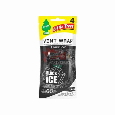 LITTLE TREES BLACK ICE VENT WRAP CAR AIR FRESHENER_img_0