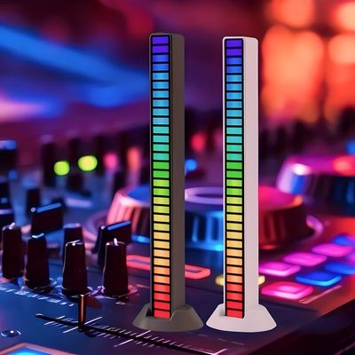 Smart RGB Symphony Sound Control LED Light Music Rhythm Ambient Pickup Lamp App Control For Compute Gaming Desktop Decor_img_2