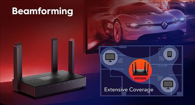 Cudy WR3000 AX3000 Gigabit Dual Band Smart Wi-Fi 6 Router_img_4