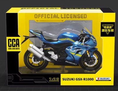 CCA 1:12 SUZUKI GSX-R1000 Official Licensed Diecast Model Bike_img_1
