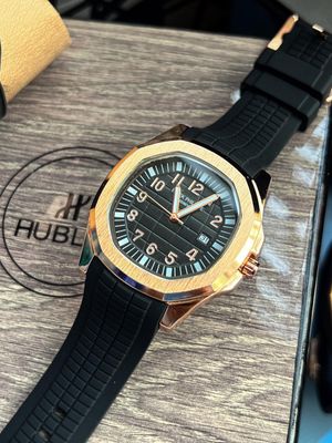 Patel Philippe Aquanaut Rose Gold Bezel Black Dial_img_0