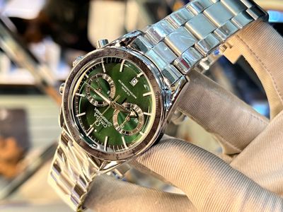 Omega seamaster Green dial silver chain_img_0
