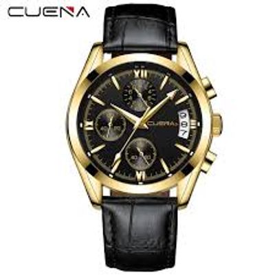 Fashionable Glass Quartz Analog Men's Watch_img_2