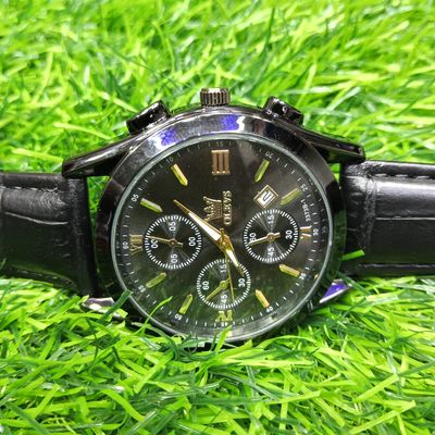 Fashionable Glass Quartz Analog Men's Watch_img_1