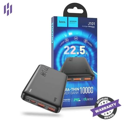 HOCO J101 10,000mAh 22.5W Power Bank – Black Color_img_0