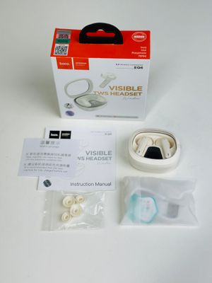 Hoco EQ6 TWS ওয়্যারলেস ইয়ারফোন - সাদা রঙ Hoco EQ6 TWS Wireless Earphones – White Color ._img_1