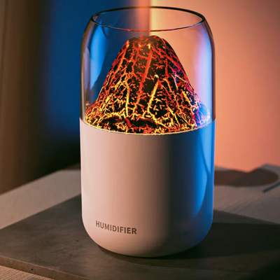 Volcanic Aroma 300ml USB Portable Oil Lamp Diffuser_img_4