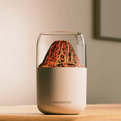 Volcanic Aroma 300ml USB Portable Oil Lamp Diffuser_img_5