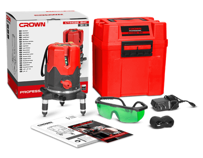 CROWN Professional Laser Level, 1V1H1D, 30m, ±1mm; CT44022_img_1