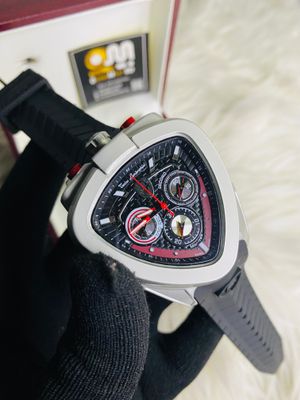 Lamborghini black belt Red dial (Active Chronograph)_img_0