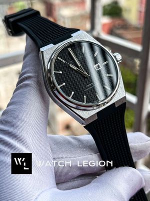 PRX NONE CHRONO BLK FIBER SILVER CASE  BLK WAFFLE DIAL_img_0