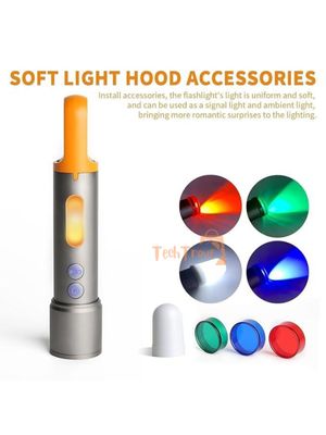 GearUP K57 Multifunctional Rechargeable Torch, Flashlight Zoomable LED Flashlight_img_1