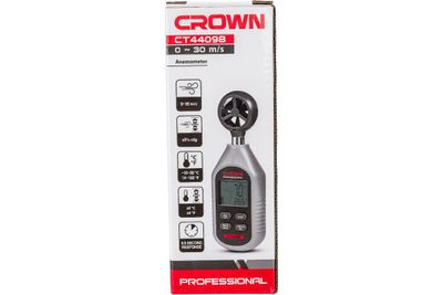 CROWN Digital Anemometer, 0-30m/s; Model : CT44098_img_6