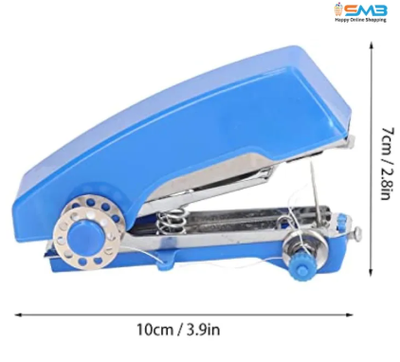 Sewing Machine, Portable Mini Handheld Stitching Machine, Mini Sewing Machine Automatic Feeding DIY Hand Sewing Machine for Beginners | Easy to Use and Fast Stitch_img_0