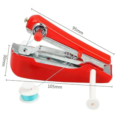 Sewing Machine, Portable Mini Handheld Stitching Machine, Mini Sewing Machine Automatic Feeding DIY Hand Sewing Machine for Beginners | Easy to Use and Fast Stitch_img_5