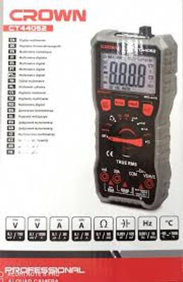 CROWN Digital Multimeter, 750ACV, 1000DCV, 20A; Model : CT44052_img_2
