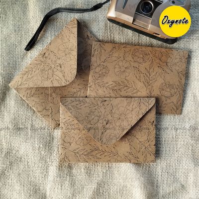 OXYNOTE Premium Designed Vintage Kraft Paper Envelope_img_16