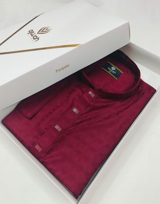 Royal Maroon Elegance Panjabi_img_0
