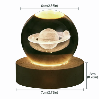 Crystal Ball Night Light Glowing Planetary Galaxy Bedside Lamp_img_2