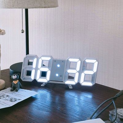 Calendar Thermometer Electronic Clock Digital Clocks LED Digital Wall Clock Alarm Hanging Watch Snooze Table Clocks_img_2