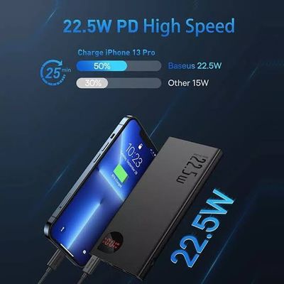 Baseus Power Bank 20000mAh Adman 22.5W 3.0 Fast Charging Power Bank External Battery Charger Travel Portable Charger For SmartPhone_img_3
