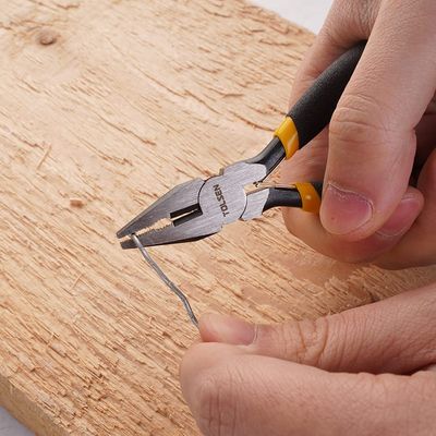 TOLSEN 4.5" Mini Combination Pliers Bi-Dipped Handle Model: 10030_img_5