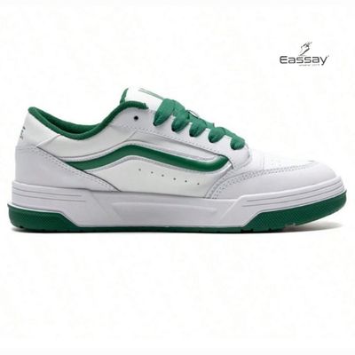 VANS Hylane Sneakers in White with Pop Green_img_0