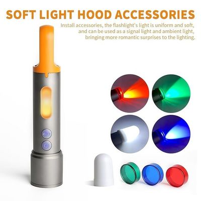 GearUP K57 Multifunctional Rechargeable Torch, Flashlight Zoomable LED Flashlight_img_2