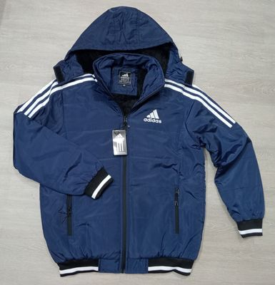 Men's open hooded sherpa jacket_img_1