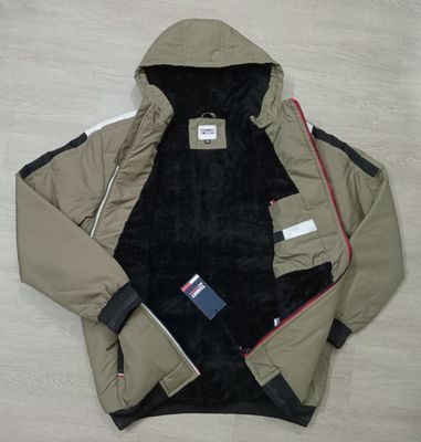 Men's open hooded sherpa jacket_img_4