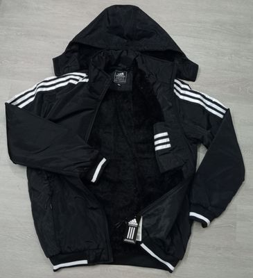 Men's open hooded sherpa jacket_img_11