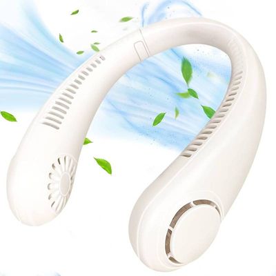 Usb Rechargeable Portable Mini Bladeless Neck Fan Cooler_img_3