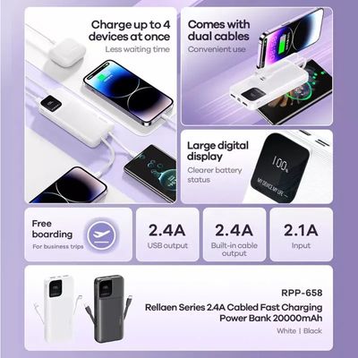 REMAX RPP-658 Rellaen Series 20000mAh Fast Charging Power Bank(2.4A)_img_2