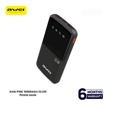 Awei P10K 10000mAh 22.5W PD Fast Charge Power Bank_img_2