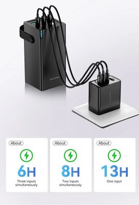 Rocoren 50,000mAh 22.5W পাওয়ার ব্যাঙ্ক সঙ্গে ফাস্ট চার্জিং 6 পোর্ট ইউএসবি টাইপ-সি পাওয়ারব্যাঙ্ক সঙ্গে ।_img_1