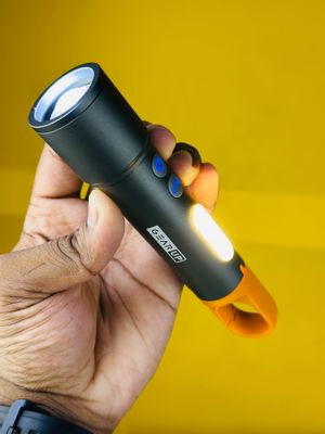 GearUP K57 Multifunctional Rechargeable Torch, Flashlight Zoomable LED Flashlight_img_1