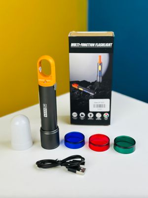 GearUP K57 Multifunctional Rechargeable Torch, Flashlight Zoomable LED Flashlight_img_2