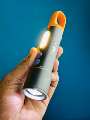 GearUP K57 Multifunctional Rechargeable Torch, Flashlight Zoomable LED Flashlight_img_3