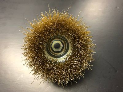 TOLSEN 100mm Cup Wire Brush with nut Thread: M10x1.5, Model: 77600 ( 77581 ) add me_img_2