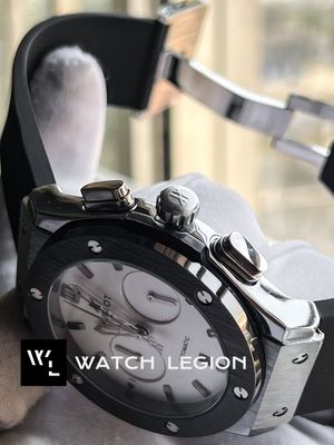 HUBLOT CLASSIC FUSION SILICONE BLACK BEZEL WHITE DIAL_img_3