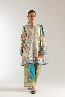 2 piece cor-ord Digital print dress_img_0